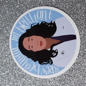 GREY'S ANATOMY Waterproof Sticker Christina Yang Quote